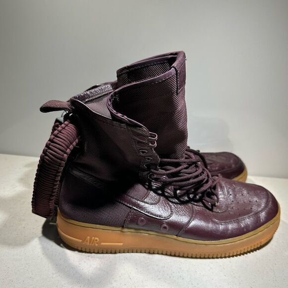 Nike SF Air Force 1 Deep Burgundy 2017 Mens Size 8,5 864024-600 - Picture 4 of 8